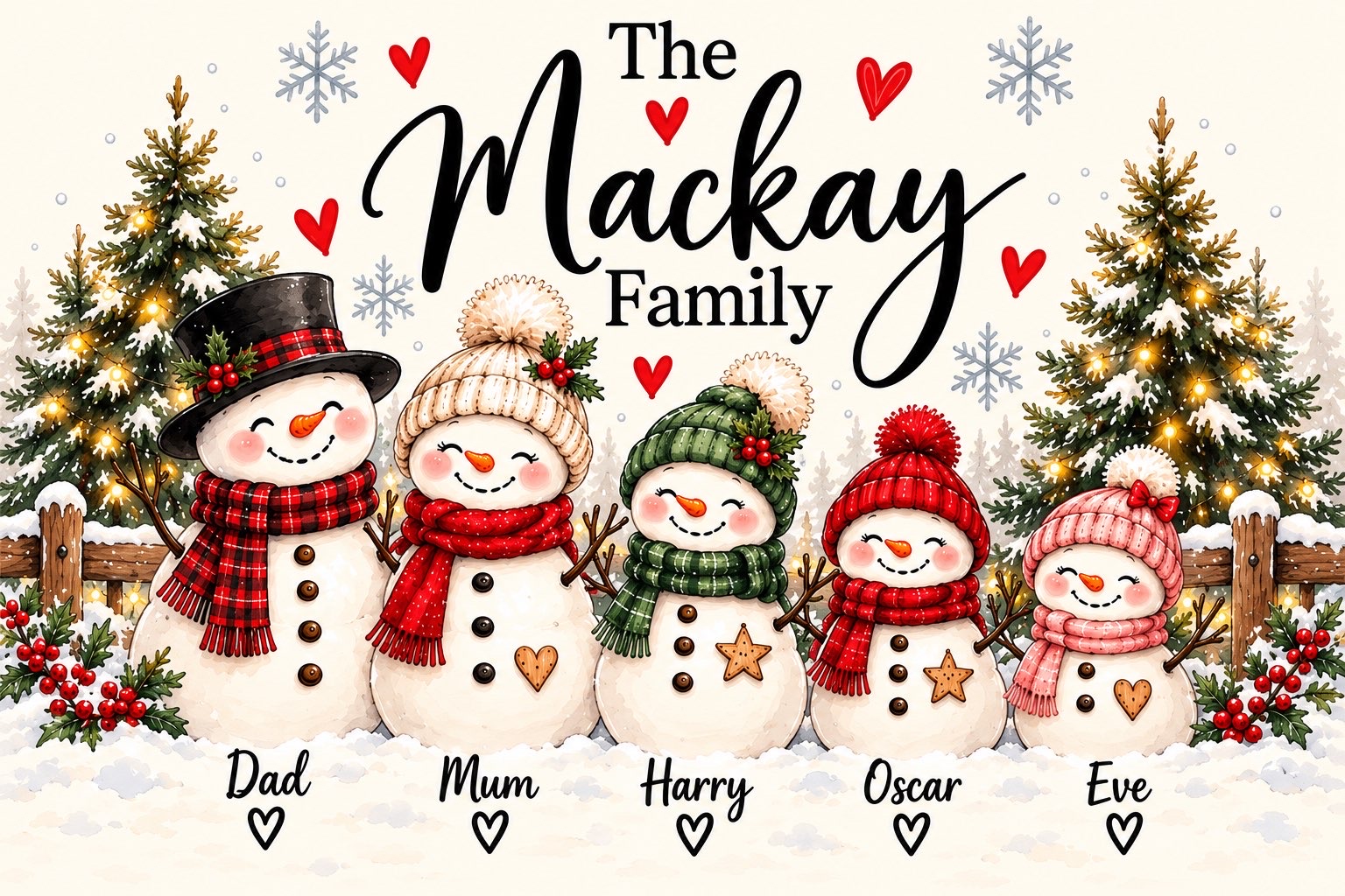 The Family Snowmen